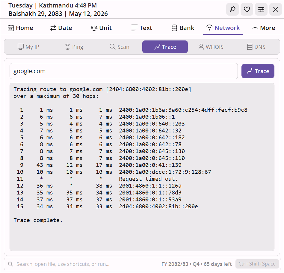 Traceroute